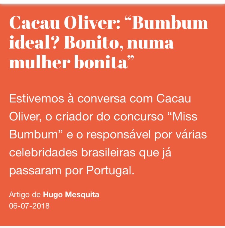 Cacau Oliver – CACAU OLIVER